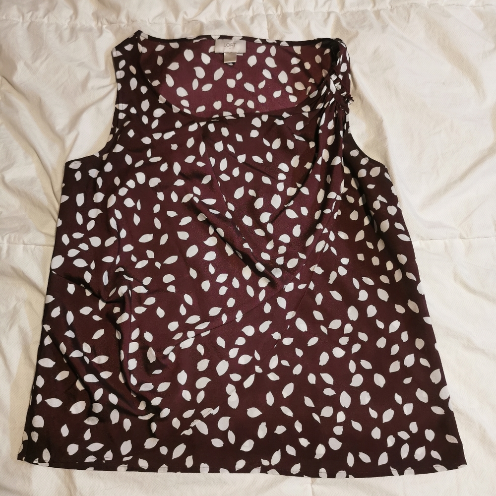 Loft front cross dress shirt